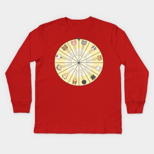 Wheel of Chinese Zodiac Kids Long Sleeve T-Shirt